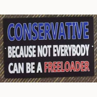 Conservative 8 x 12 Tin Sign