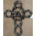 Praying Cowboy Cast Iron Cross