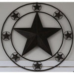 20" Metal Star in Rope with Stars