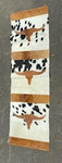 Cowhide Longhorn Table Runner 58" x 17"