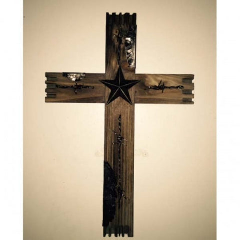 Wood & Metal Cross