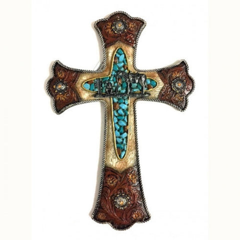 Turquoise Stone Cross