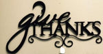 Metal Give Thanks Wall Décor