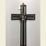 Metal Praying Cowboy Cross