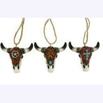 Skull Ornaments Set of 3