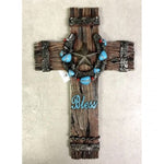 Turquoise Bless Cross