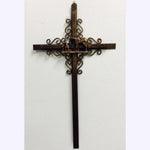 Metal Praying Cowboy Cross