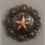 Antique Brass Star Concho