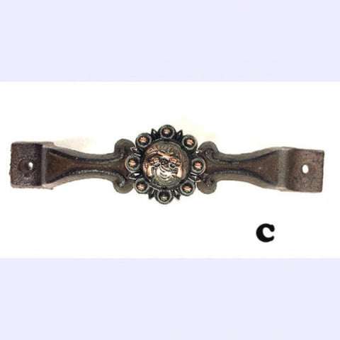 Copper Gun Concho Cast Iron Handle