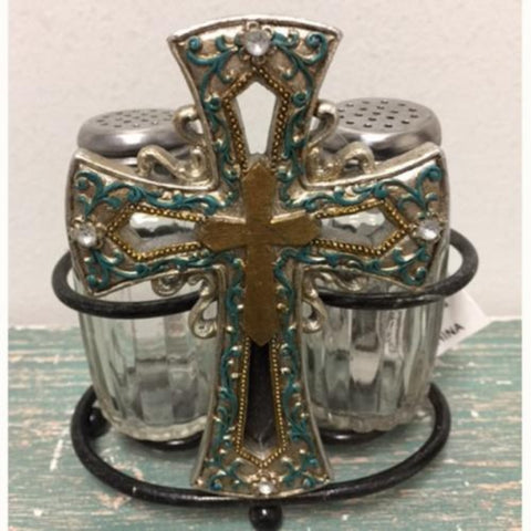 Cross Salt & Pepper Holder