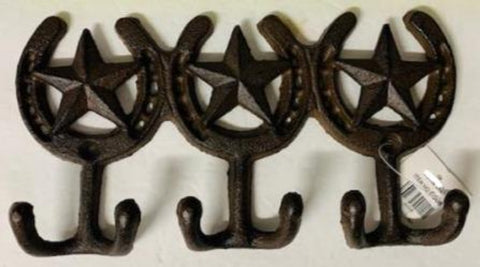 Star in Horseshoe 6 Hook