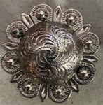 Silver Plain Concho Drawer Pull