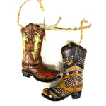 Boot Ornament Set of 2