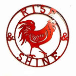 24" Rise & Shine Rooster In Rope