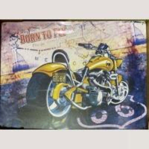 Born to Fly 12 x 16 Tin Sign