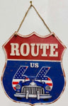 Route 66 Metal Sign