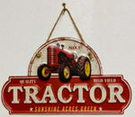 Tractor Metal Sign