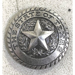 Old Silver Texas Seal Concho