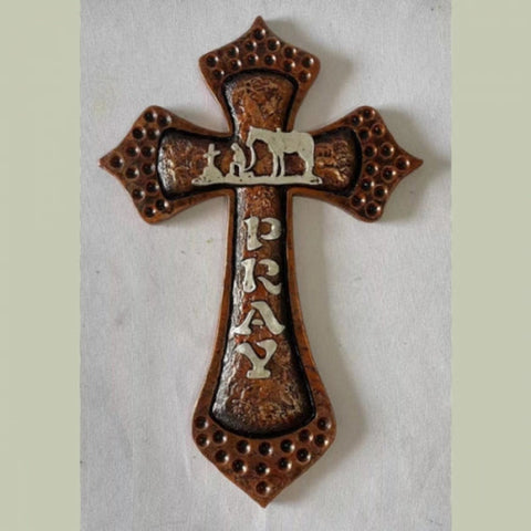 Praying Cowboy Cross