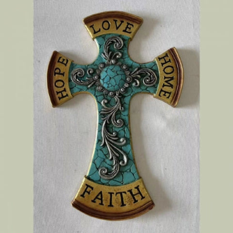 Hope Love Home Faith Cross