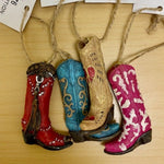 Boot Ornaments Set of 4