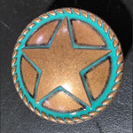 Star with Turquoise Ring Concho