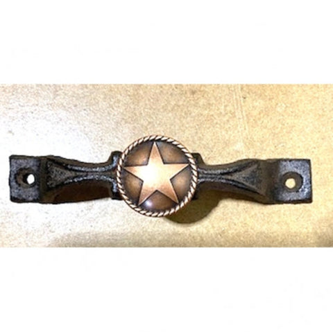 Copper Star Concho Cast Iron Handle