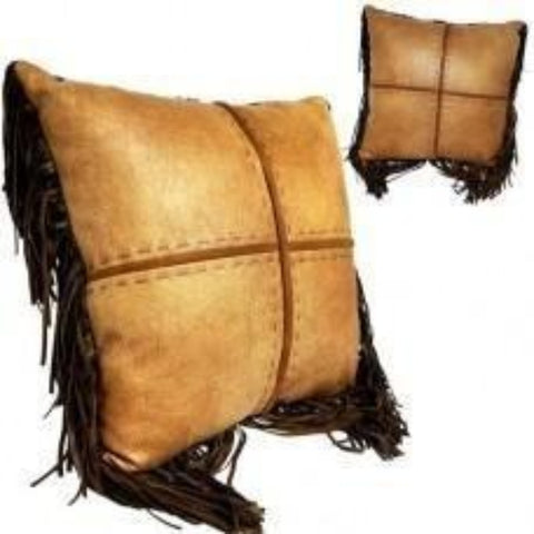 Brown Stitch 18X18 Pillow