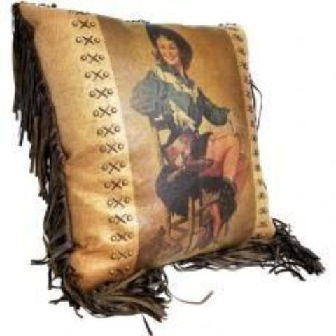 Cowgirl 18x18 Pillow