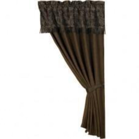 Leopard Valance Curtain Set