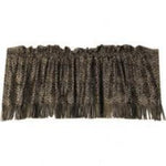 Leopard with Fringe Valance