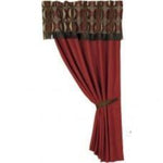 Navojoa Red Curtain Set