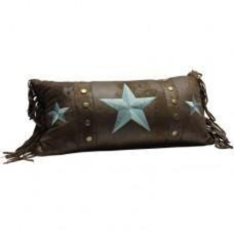 Turquoise Triple Star Chocolate Pillow