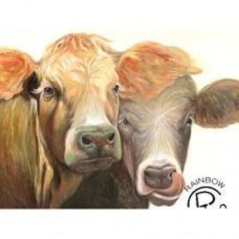 Double Cow Canvas