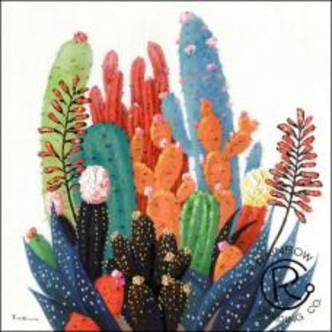 Colorful Cactus Canvas