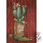 Cactus with Boot Canvas