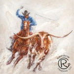 Roping Cowboy Canvas