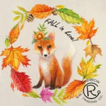 Fall in Love Fox Canvas