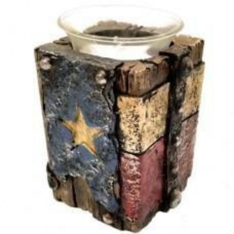 Star with Flag Candle Holder