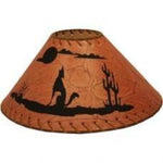 Lamp Shade 20" with Wolf Pic