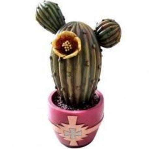 Cactus with Red Boot Vase