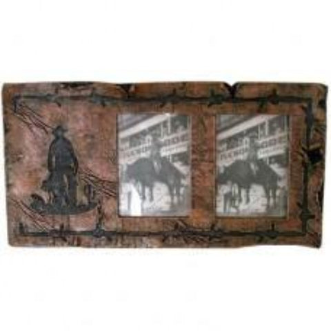 Cowboy Double Frame 2.5" x 3.5"