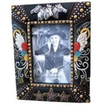 Black with Colorful Wings 4x6 Frame