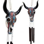 Heart Shape Pattern Skull Wind Chime