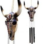 Texas Skull Wind Chime