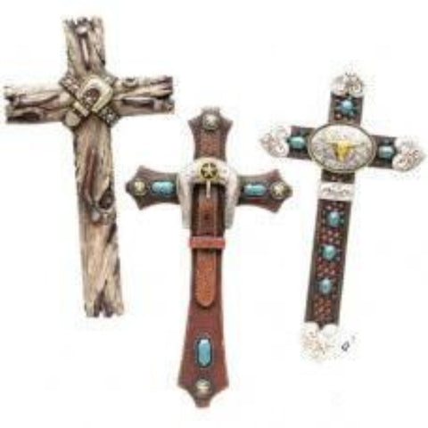 Buckle 12" Wall Cross Set Of 3