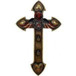 Fireman Winged Wall Cross