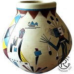 White Southwest Vase