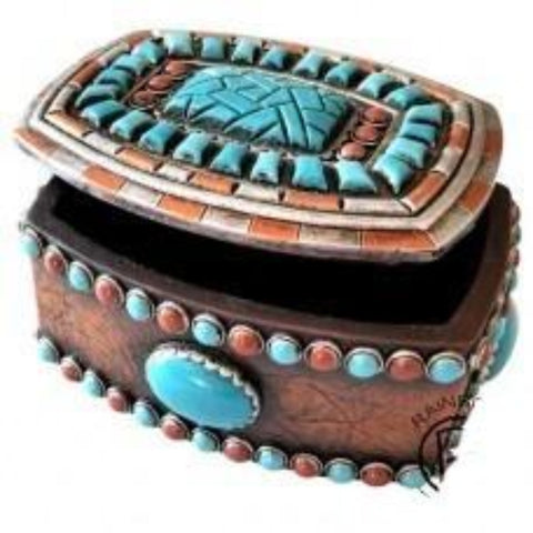 Turquoise Trinket Box