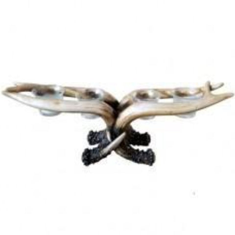 Antler 4 Piece Candle Holder Decoration